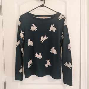 LOFT rabbit sweater